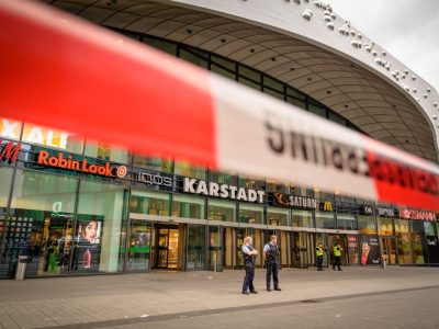 Limbecker Platz in Essen: Wieder Alarm!
