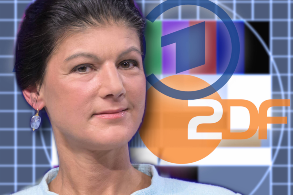 Sahra Wagenknecht ärgert sich über ARD und ZDF.