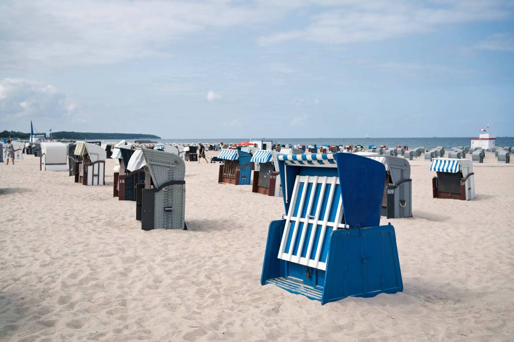 Strandkörbe am Strand