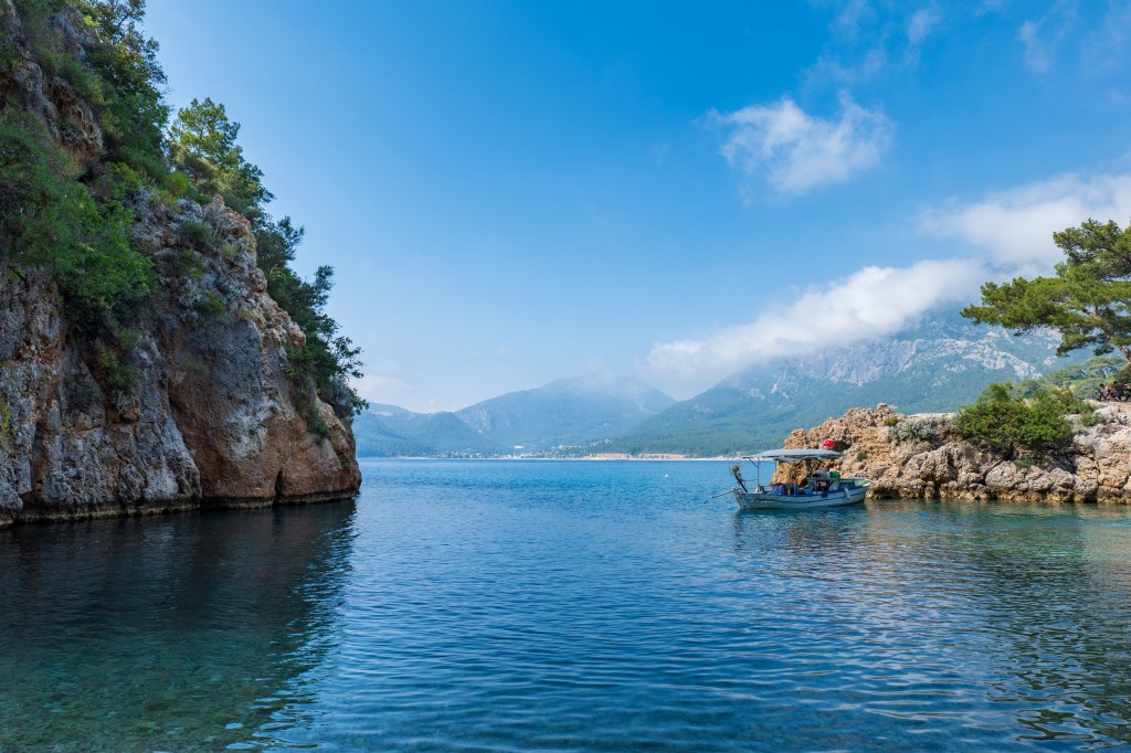 Meerlandschaft mit Boot
