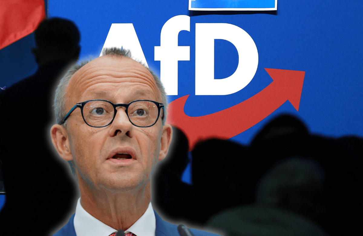 Merz flunkert Ã¼ber die Brandmauer zur AfD.