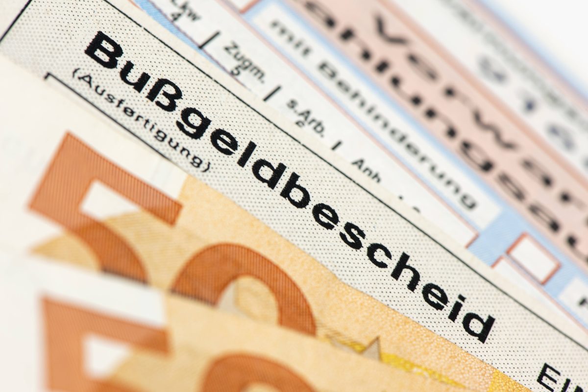 Bußgeld steigt jetzt hier.