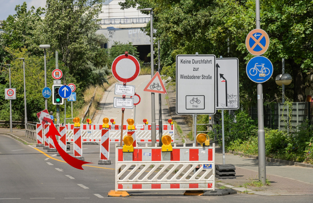 Verkehr - Straßenschild