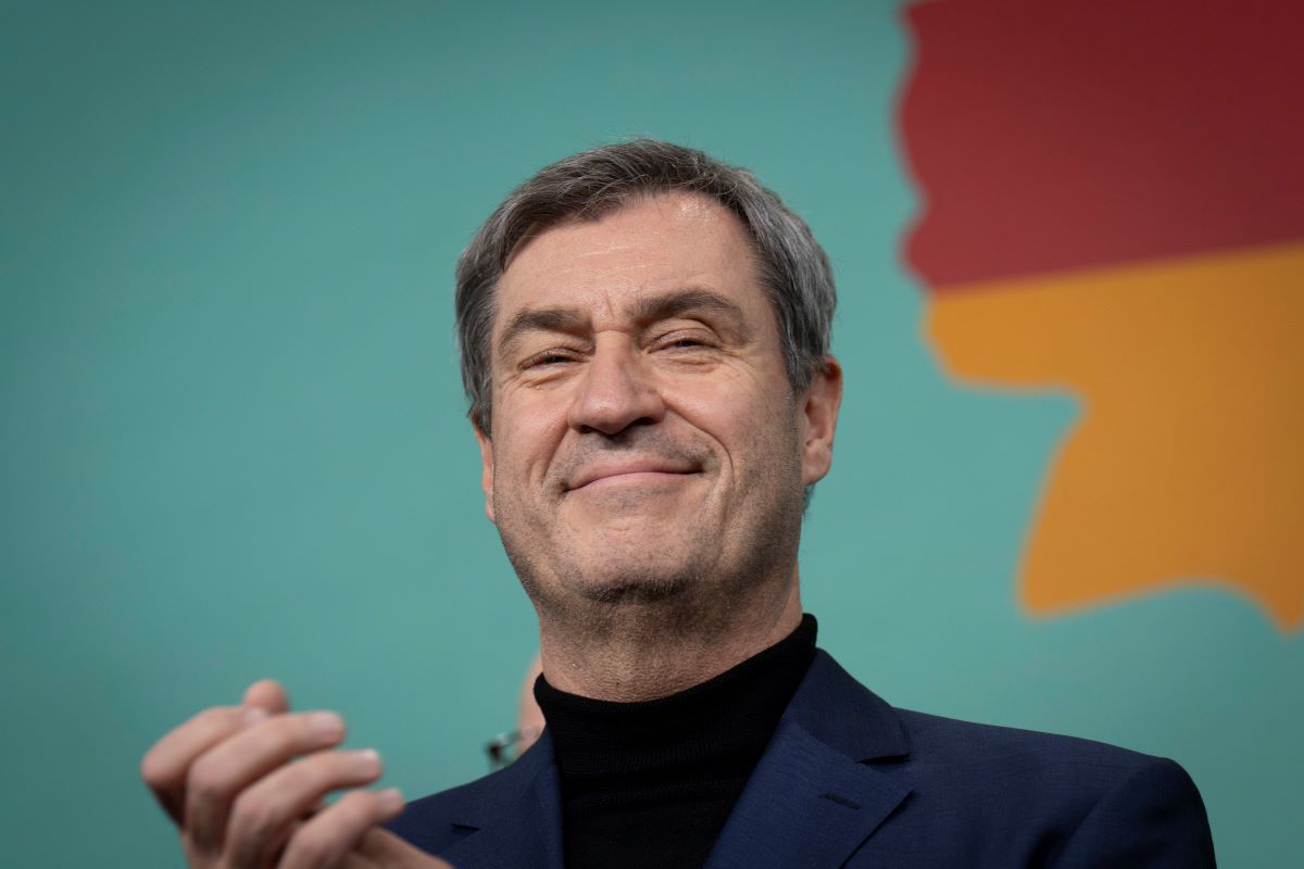 Am Abend der Bundestagswahl spricht Markus Söder über Optionen für eine Koalition.