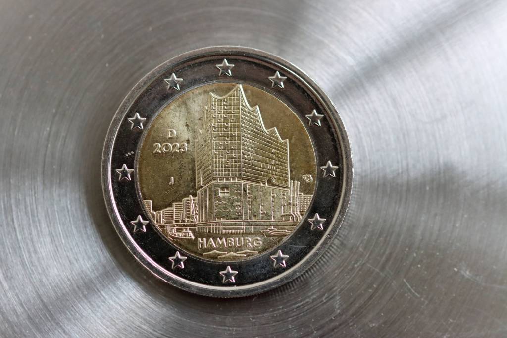 2-Euro-Münze: Elbphilharmonie Hamburg