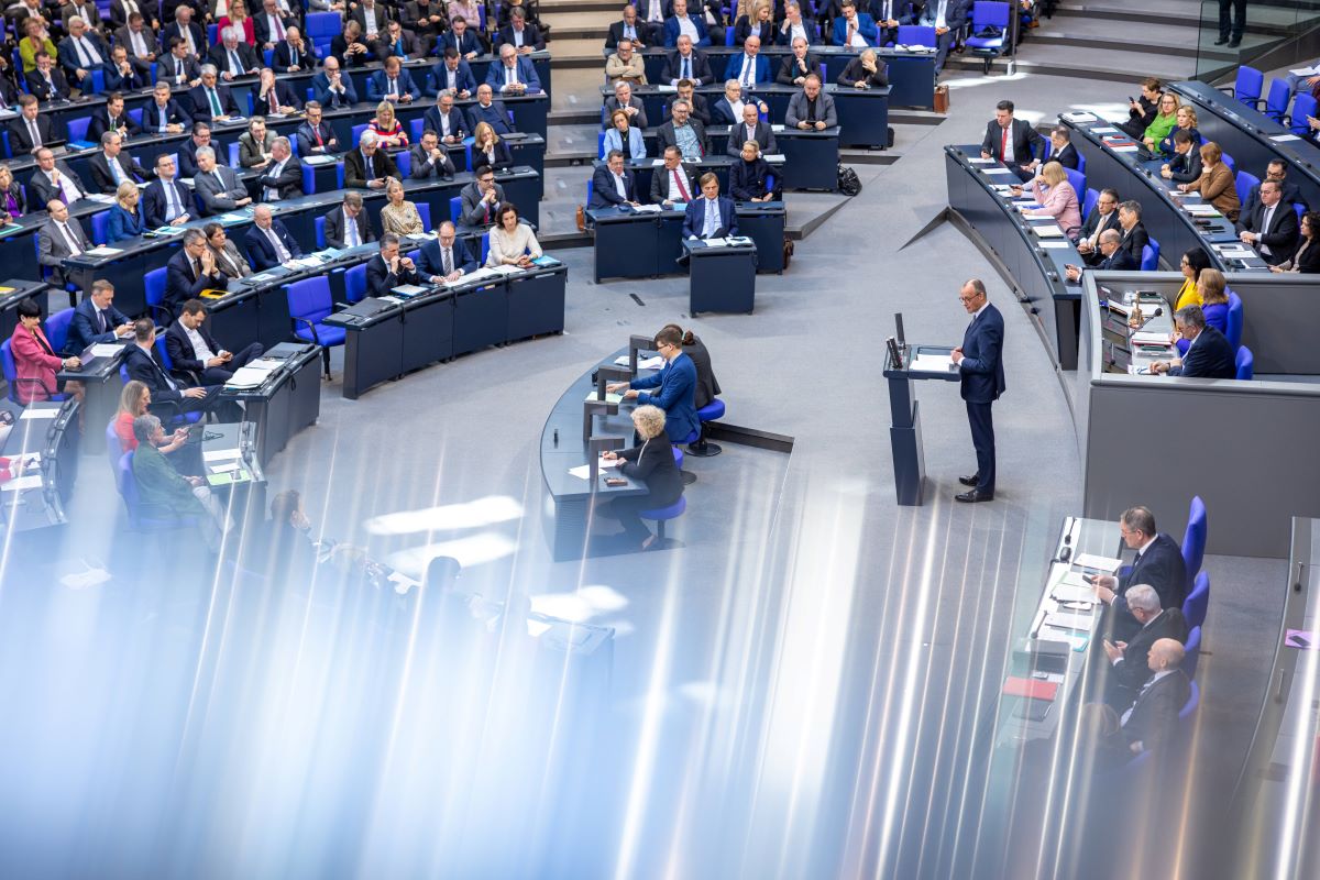 Bei der Abstimmung im Bundestag kam es zu einer Protestaktion durch die Wagenknecht-Partei BSW.