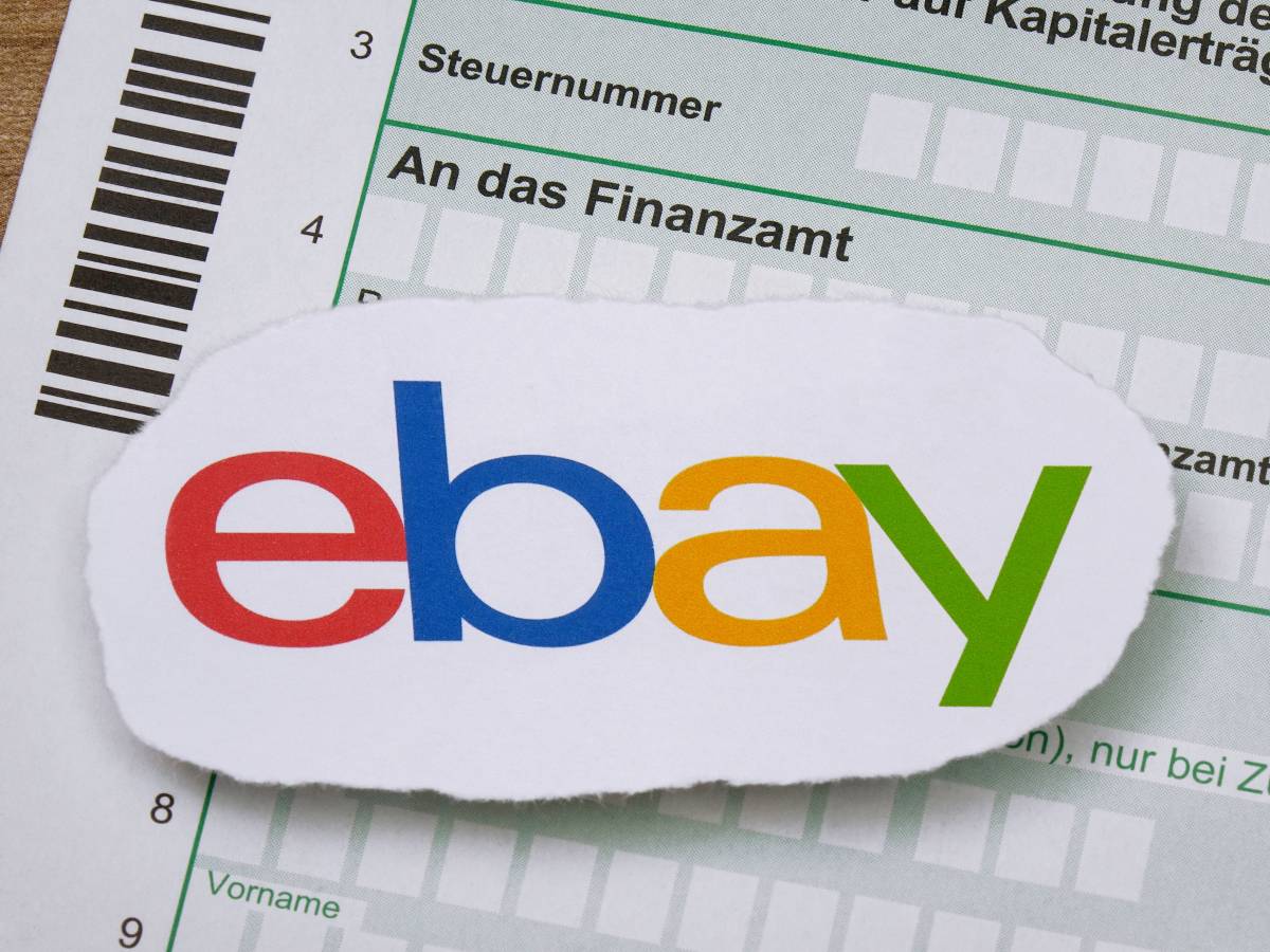 Ebay Logo auf Steuererklärung