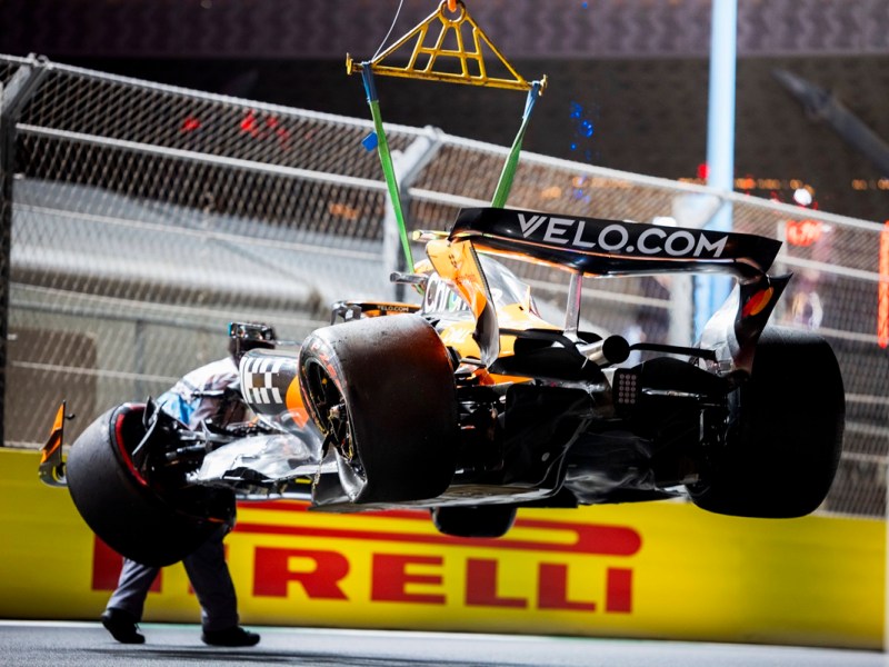 Formel 1: Drastische Konsequenzen nach Crash? Norris muss ordentlich zittern