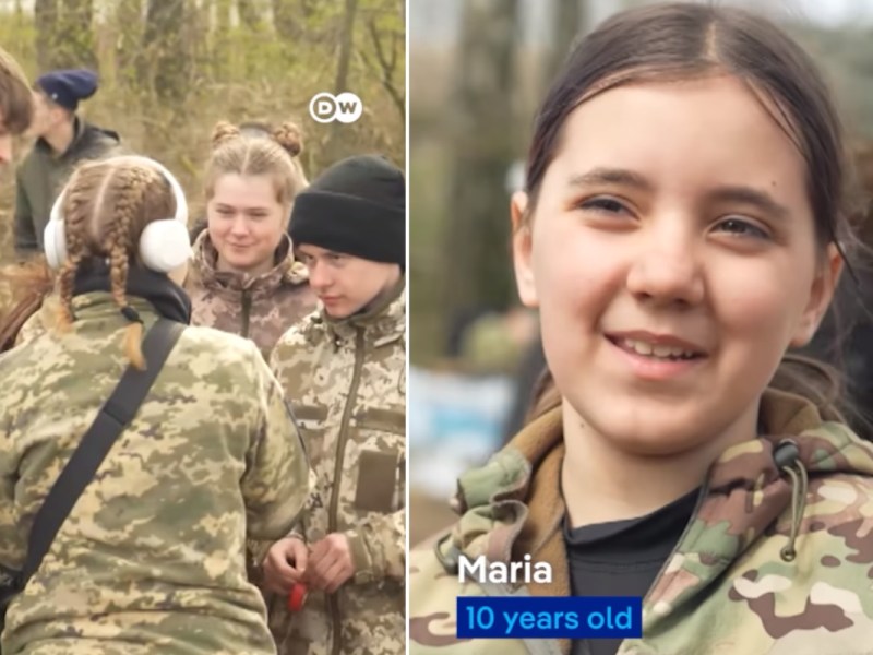 Ukraine-Kinder trainieren Krieg gegen Putin – „Ich werde sterben für mein Land“