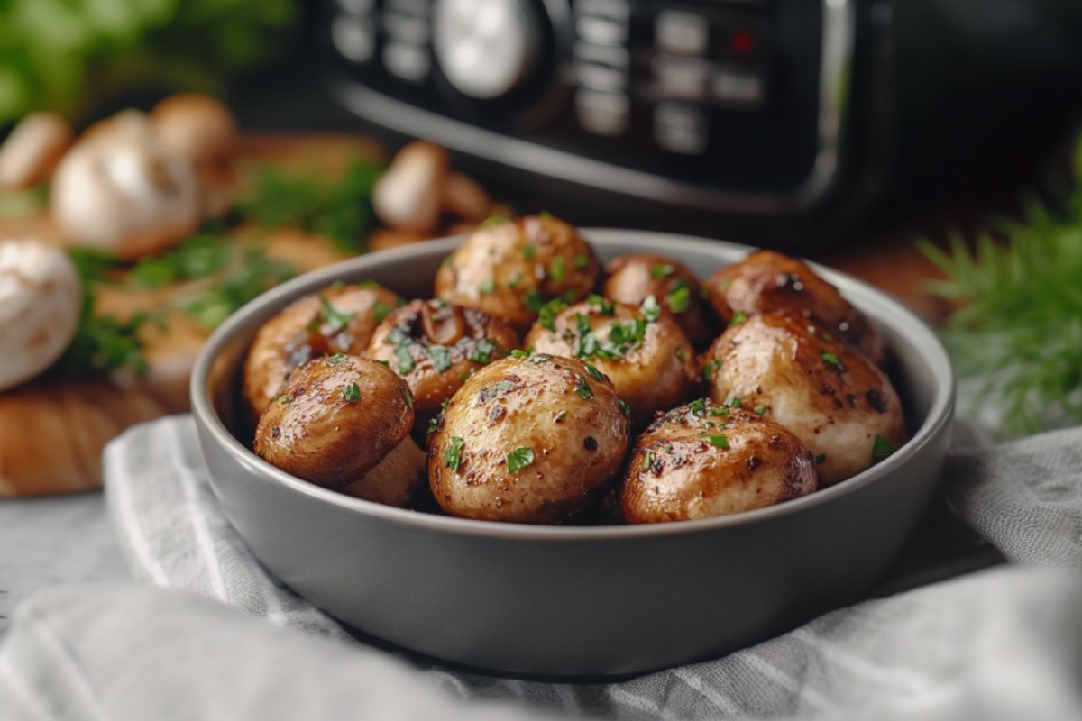 Champignons aus dem Airfryer: So lecker waren sie noch nie