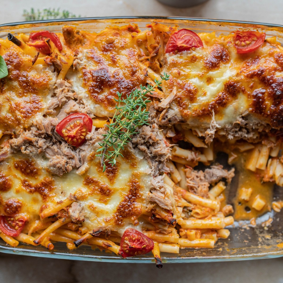 Thunfisch-Makkaroni-Auflauf: schmeckt der ganzen Familie