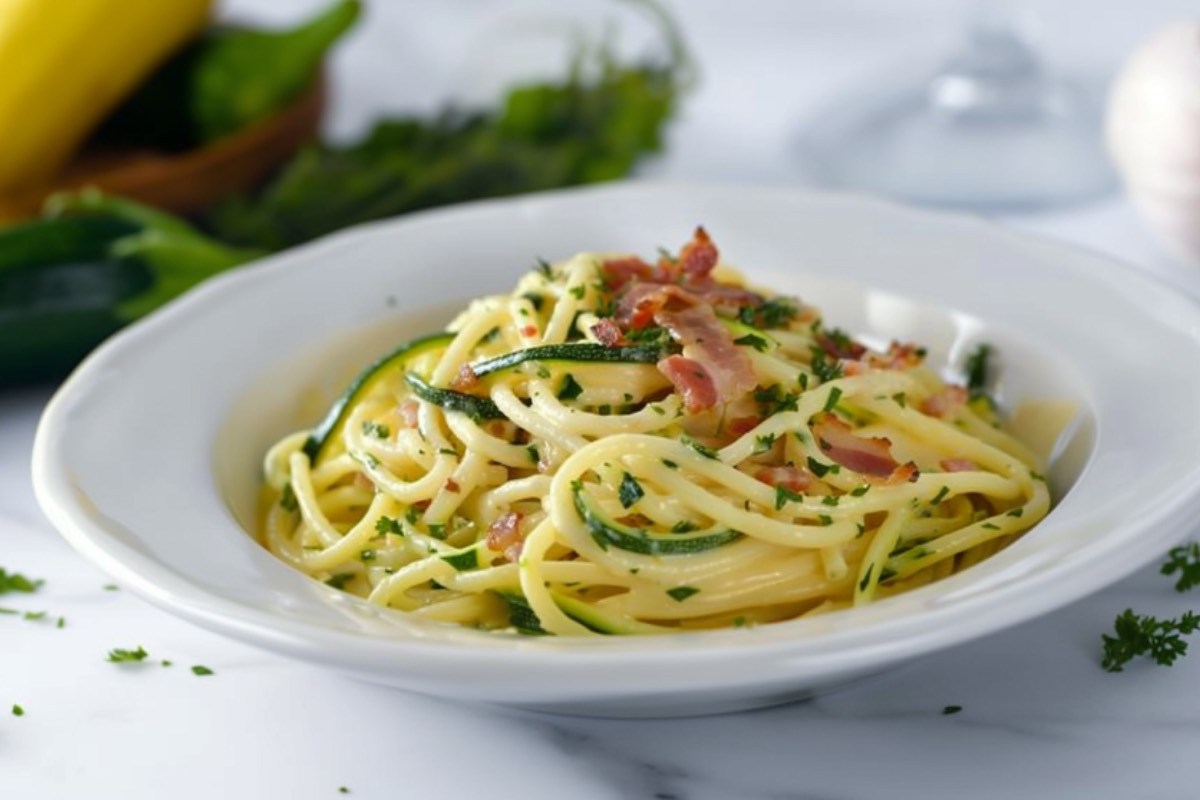 Diese Zucchini-Carbonara solltest du noch heute ausprobieren