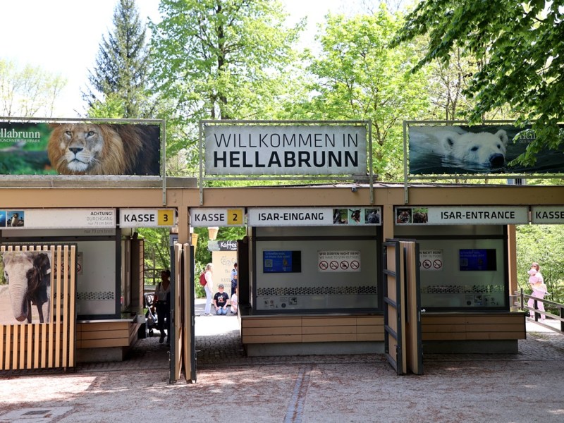 ARD-Team filmt Pflegerin im Tierpark München: Sie sieht nicht, was hinter ihr passiert