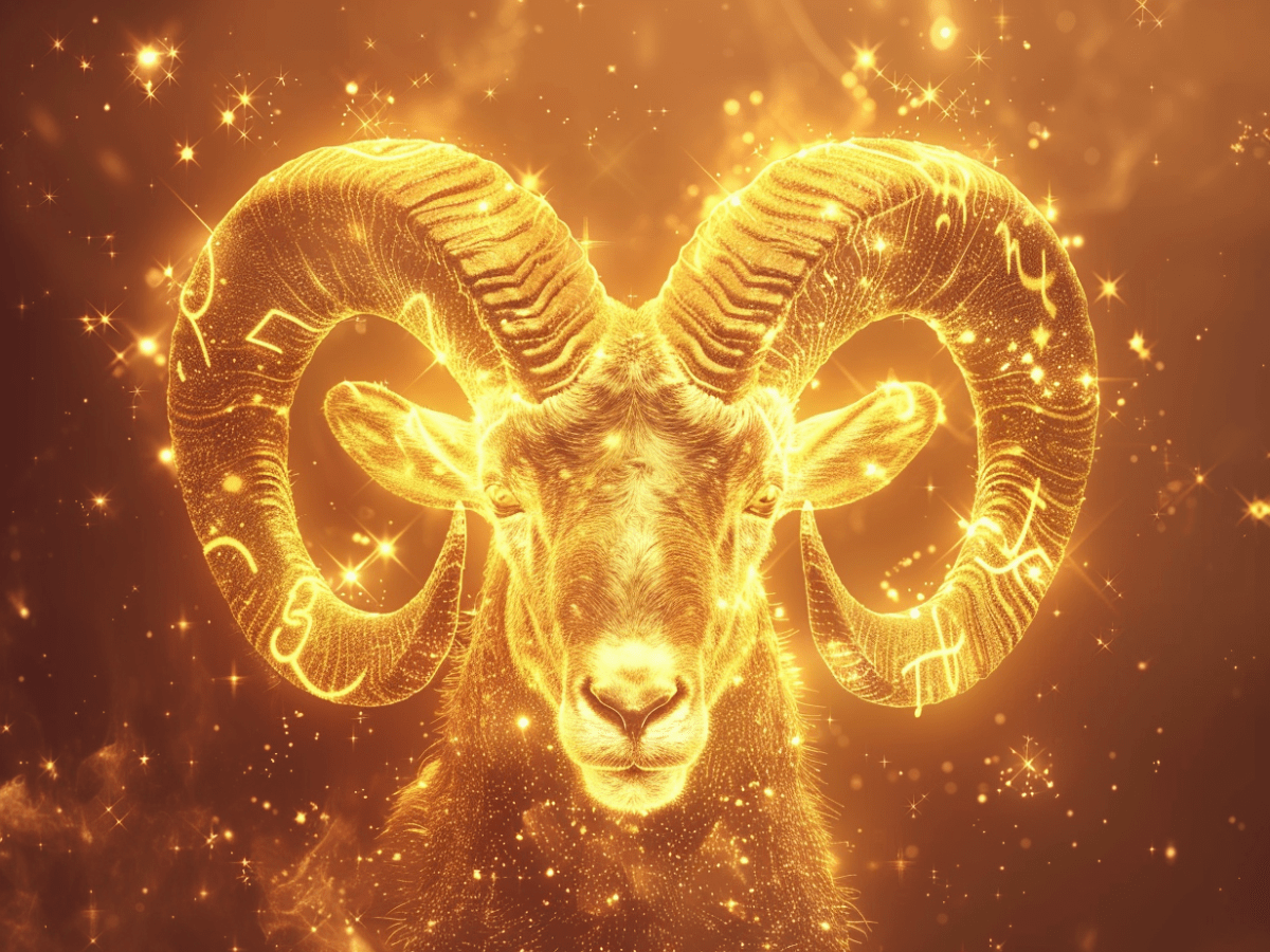 Goldener Widder im Universum