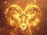 Goldener Widder im Universum