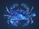 Krebs im blauen Universum