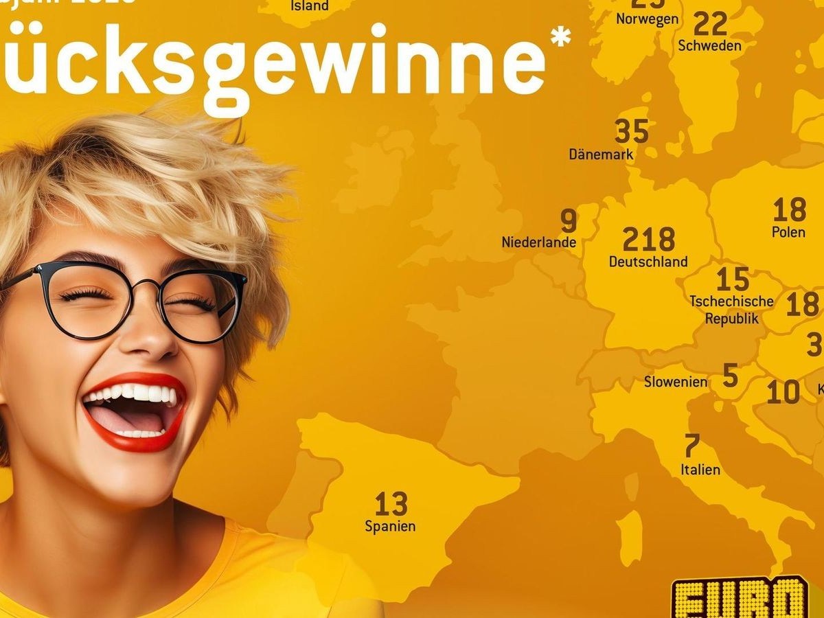 Die Gewinner-Bilanz Eurojackpot für das erste Halbjahr 2025.