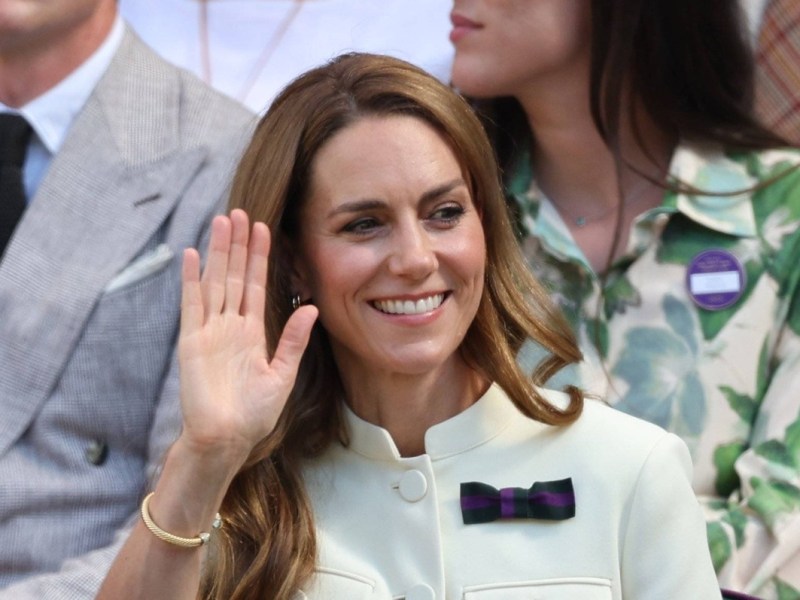 Tränen bei Wimbledon: Kate Middleton ist zur Stelle