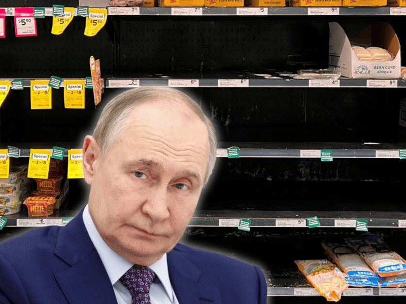Lebensmittel-Alarm! Putin steht vor Supermarkt-Krise: Russen drohen leere Regale