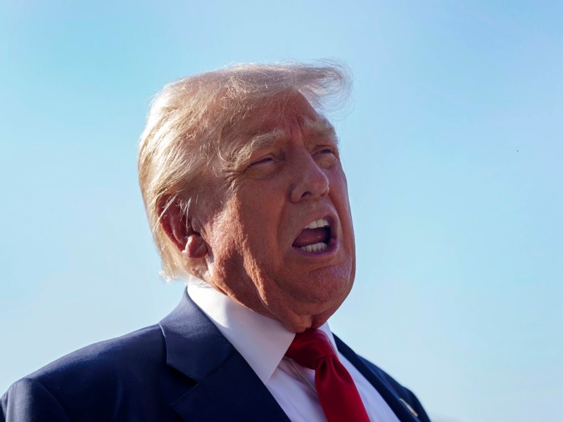 Donald Trump reist nach Europa: Und warnt vor der „schrecklichen Invasion“