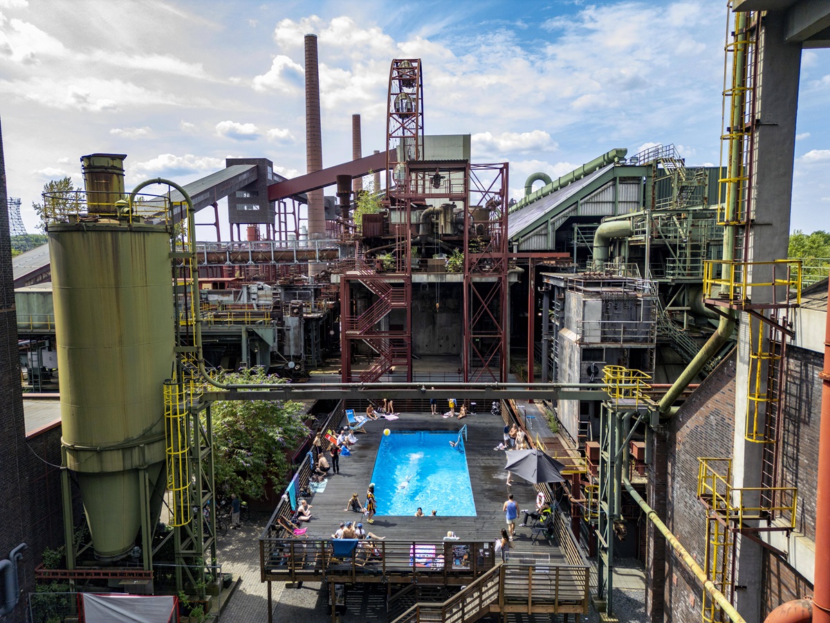 Zeche Zollverein in Essen mit besonderem Badeangebot – Besucher sollten sich beeilen